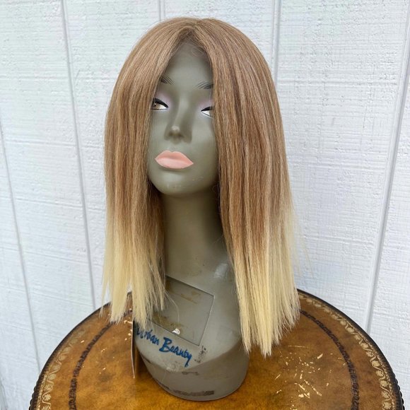 Nwt Sepia lace front synthetic wig long bob 2 tone color T27.613 main image 6